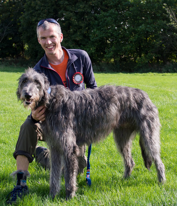 The dog with the hairiest legs